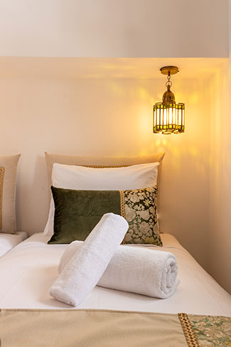 Luxury riad in Medina Marrakech with traditional patio