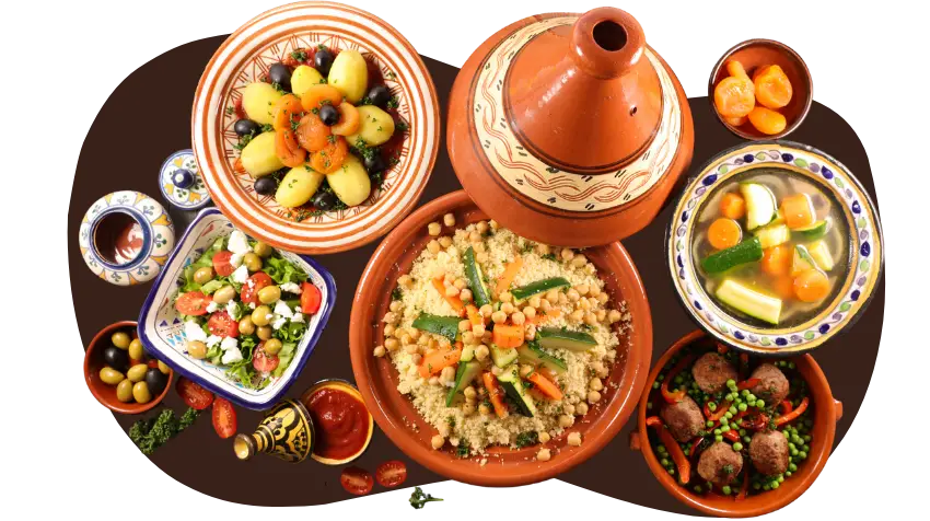 Luxury riad in Medina Marrakech with traditional patio